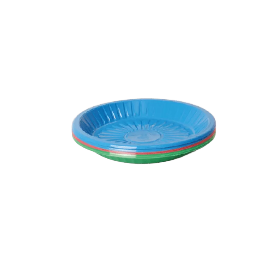 Плоские круглые пластины - Синий, Round Tray # 18