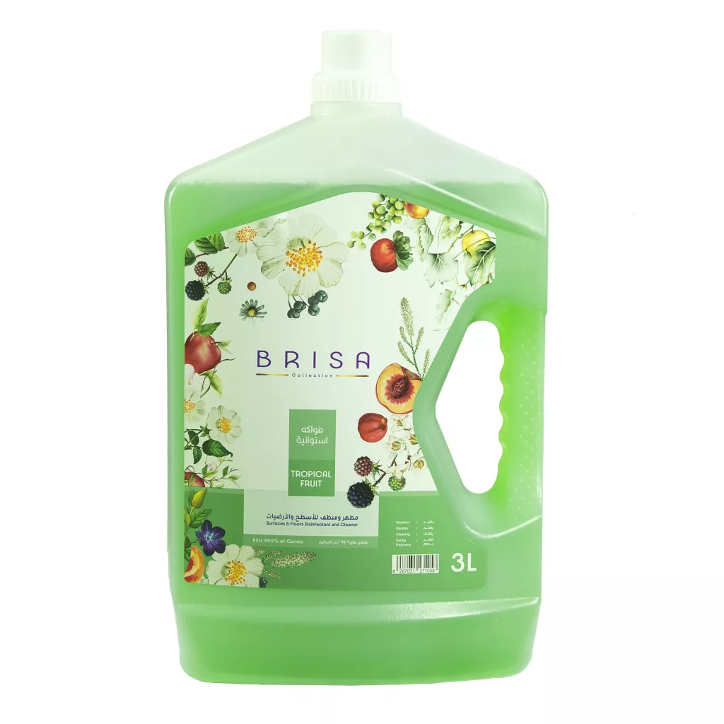 BRISA DISINFECTANT TROPICAL FRUIT 3 LTR X 6