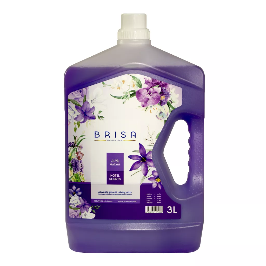 BRISA DISINFECTANT  HOTEL SCENTS 3 LTR X 6