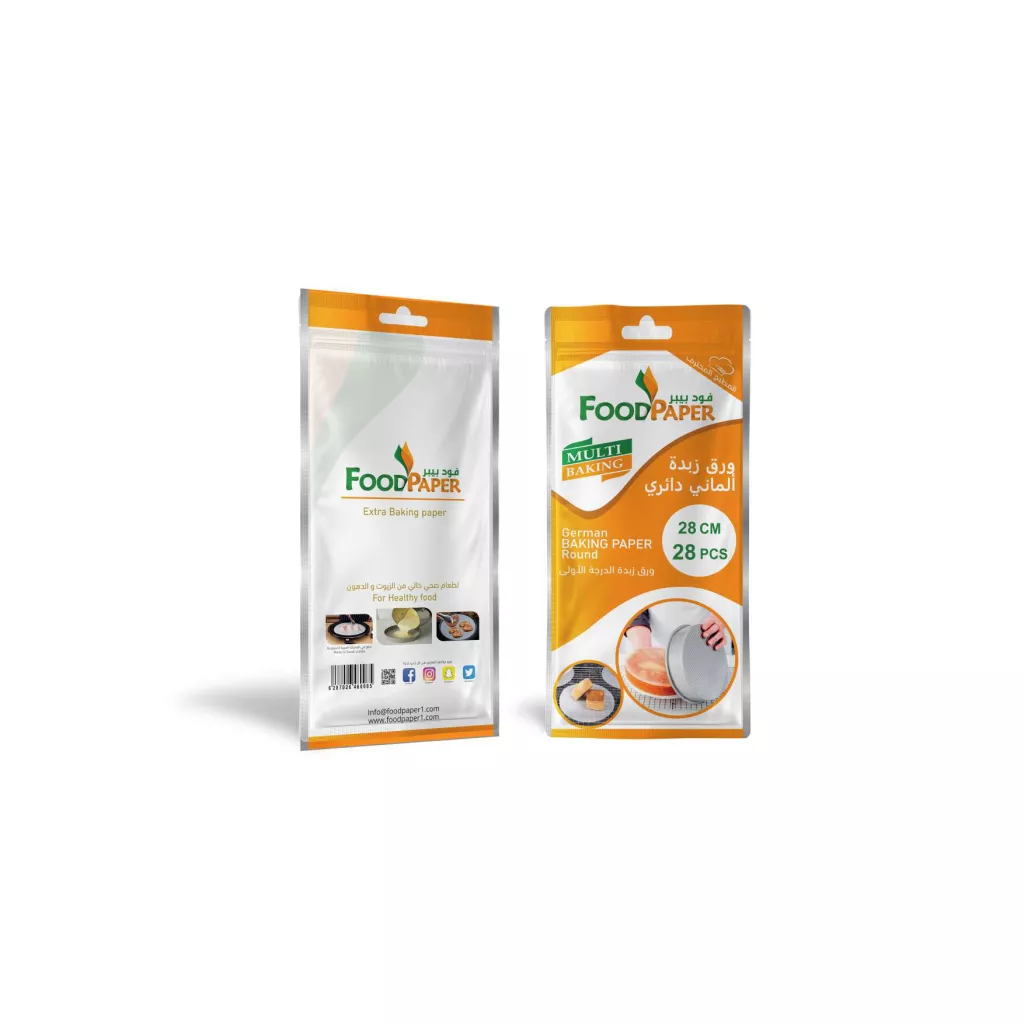 Round baking paper, diameter 28 cm