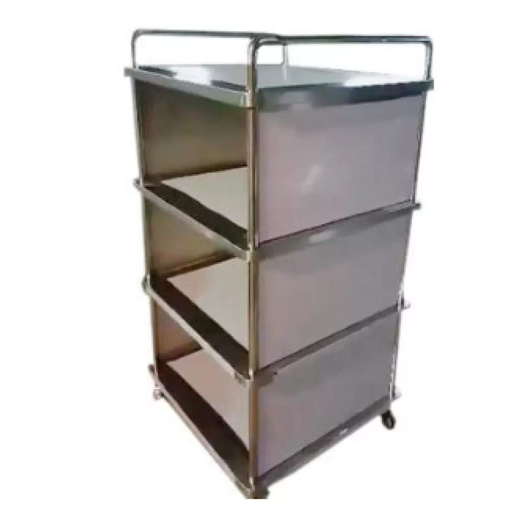 Stainless steel transport cart - مسطحة