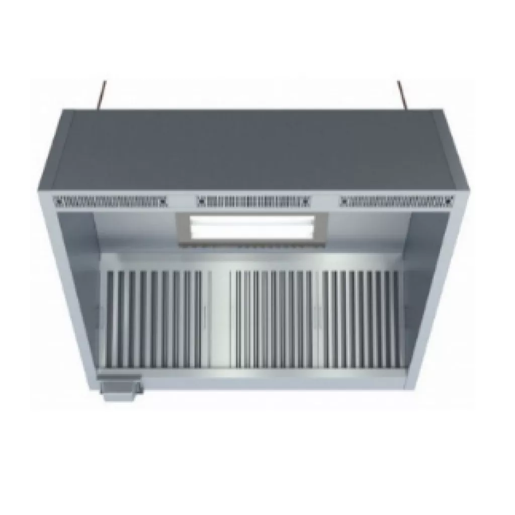 Wall mounted fresh air extractor with filter and lamp