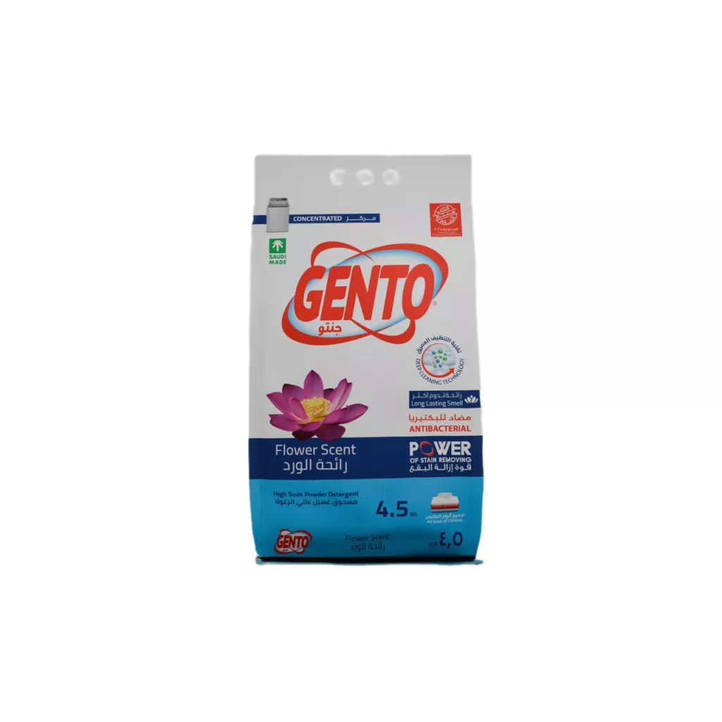 GENTO Powder Detergent - Flower HF - 2x4.5 Kg C