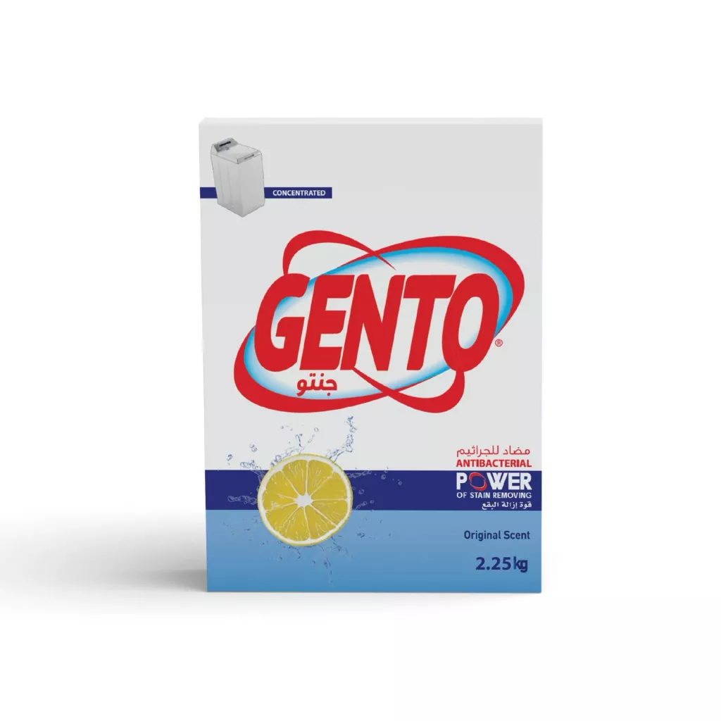 GENTO Powder Detergent - Original HF - 4X2.25 Kg C