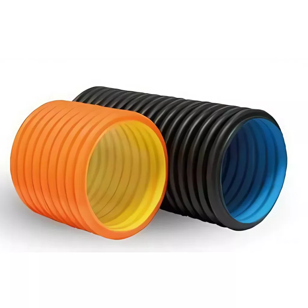 قناة HDPE مزدوجة الجدار ومموجة