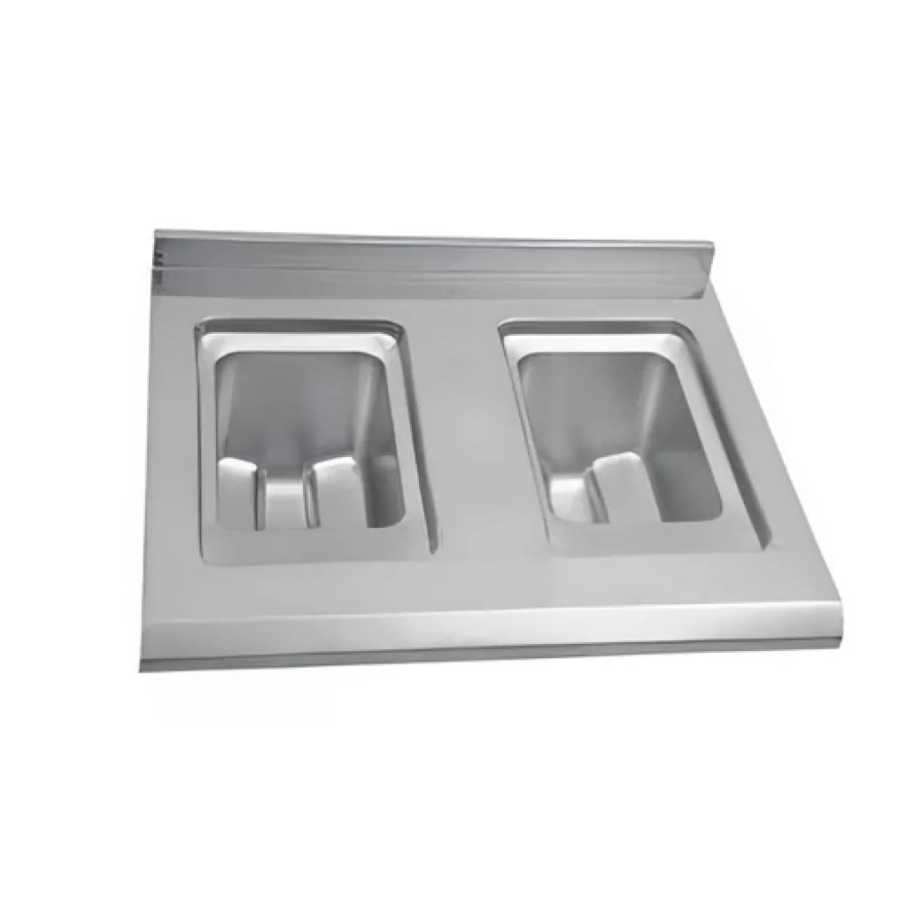 Stainless steel food warmer - 2 عين (800*900) ملم