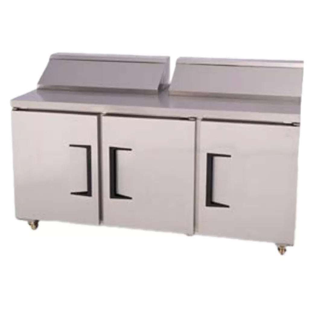 Salad Prep Refrigerator - 3 باب