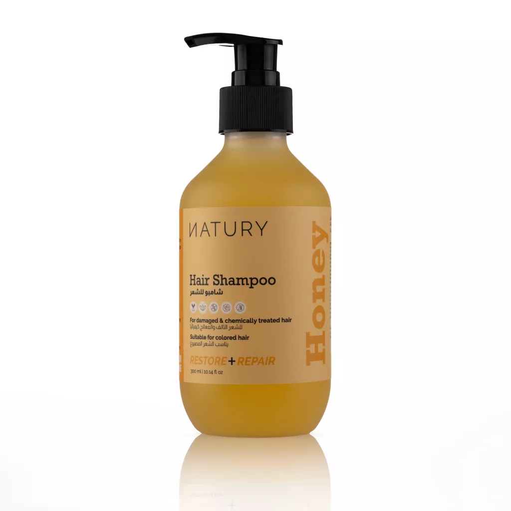 شامبو العسل للشعر التالف والمعالج كيميائيا -300 مل - ناتشوري