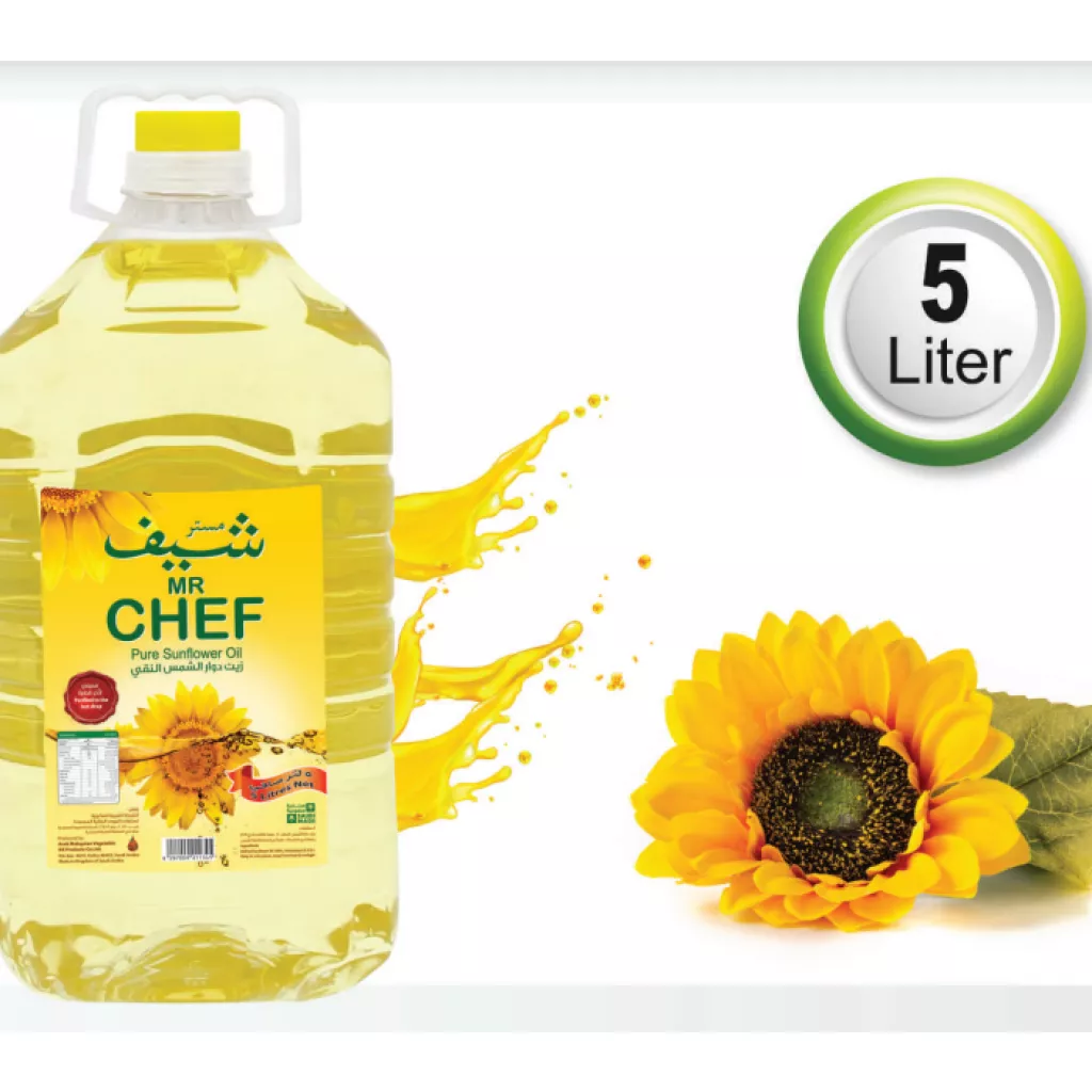 Pure Sunflower Oil - Mr. Chef / 5 liters