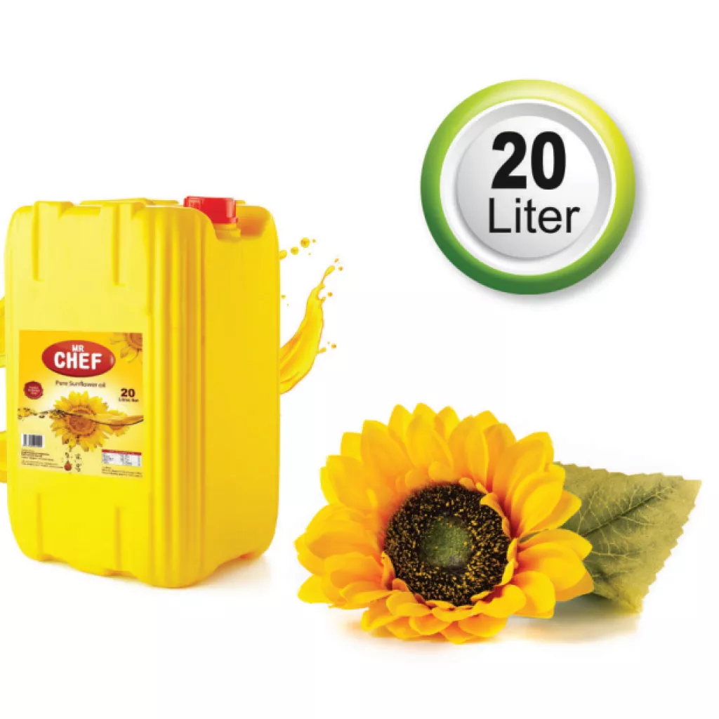 Pure Sunflower Oil - Mr. Chef / 20 liters