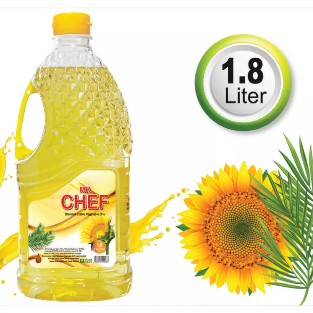 Blended Edible Vegetable Oils - 1.8 لتر