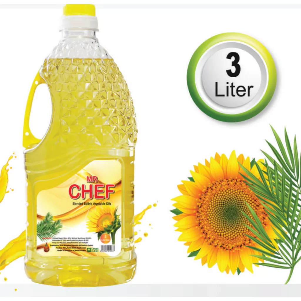 Blended Edible Vegetable Oils - 3 لتر