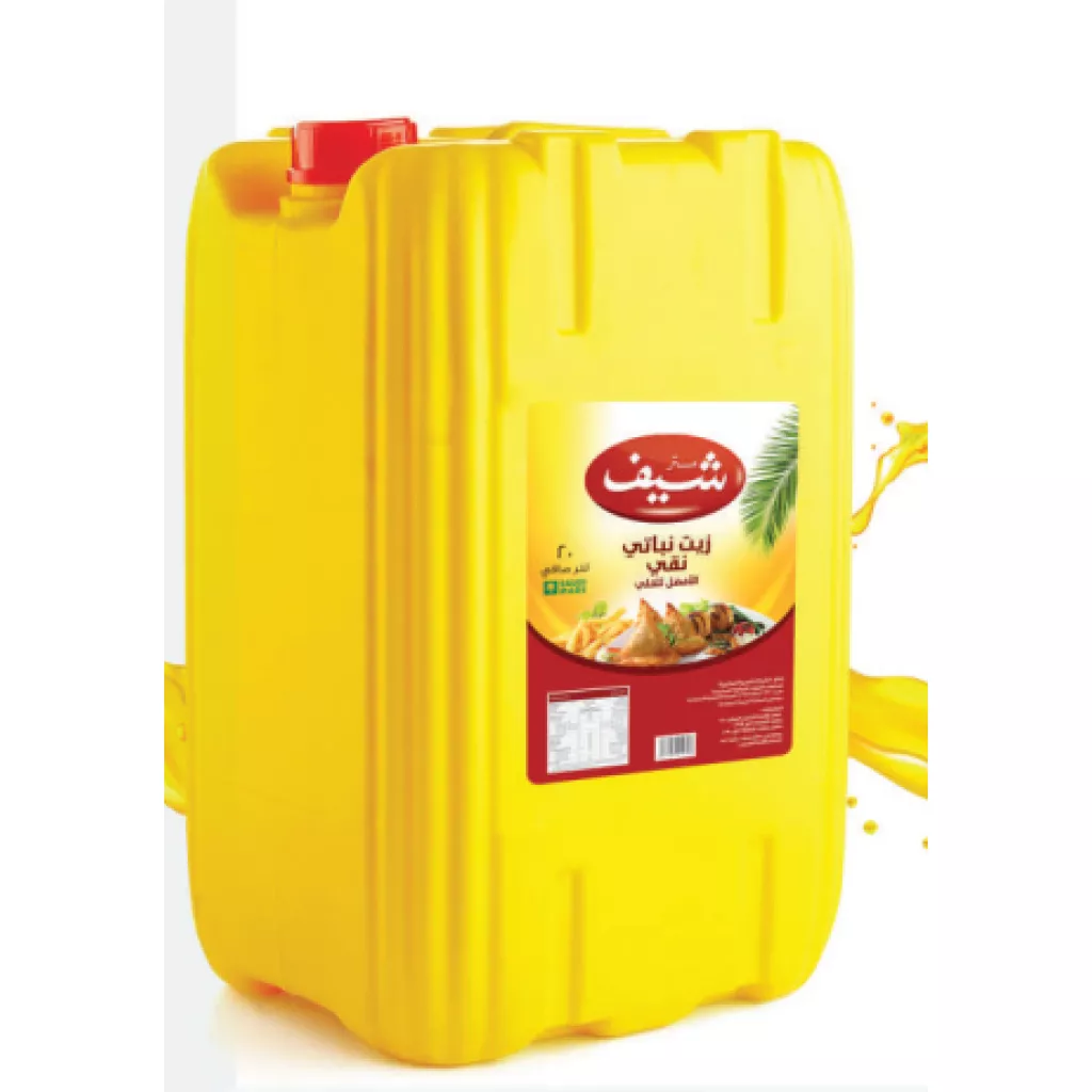 Pure vegetable oil is best for frying. - 20 لتر